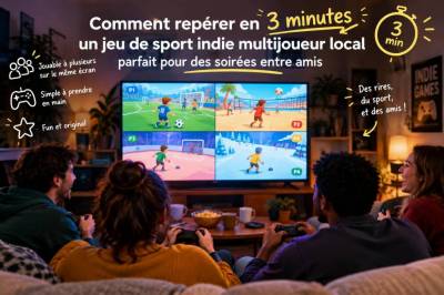 Comment repérer en 3 minutes un jeu de sport indie multijoueur local parfait pour des soirées entre amis