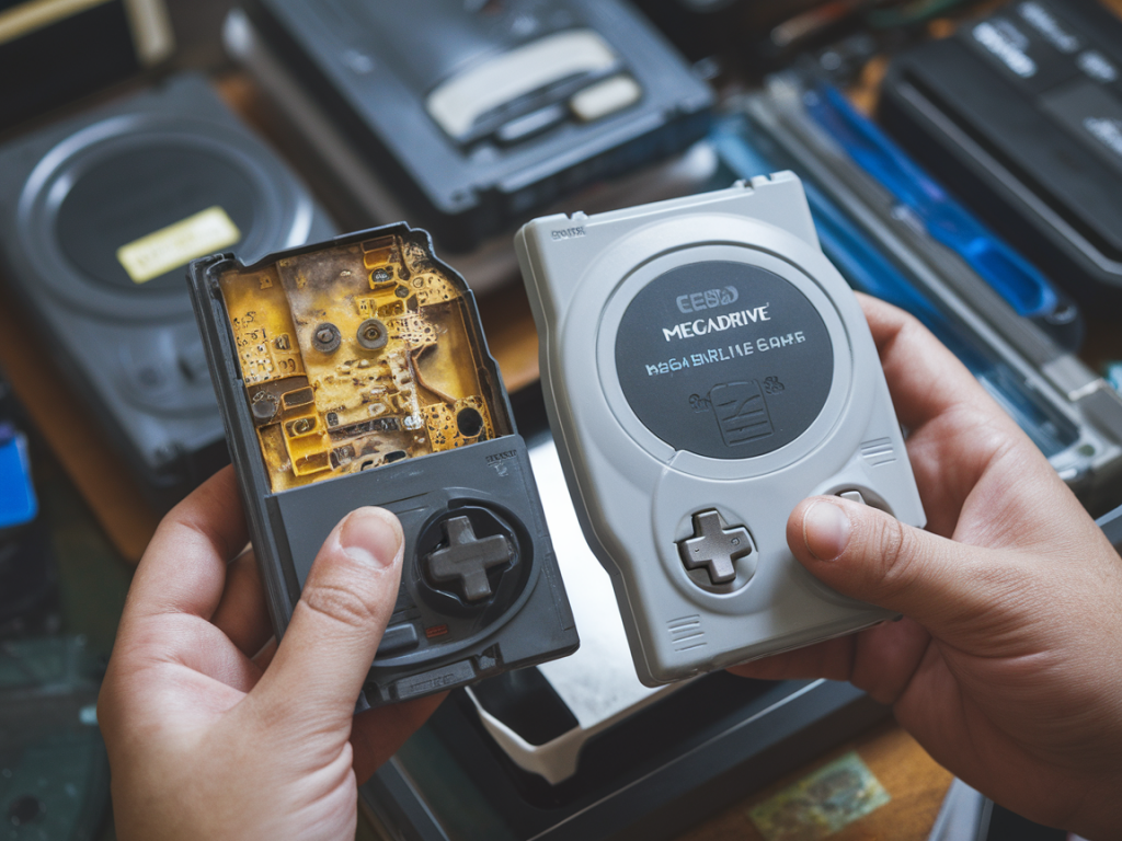 Comment restaurer une cartouche megadrive de jeu de sport et la faire fonctionner sur console d'origine