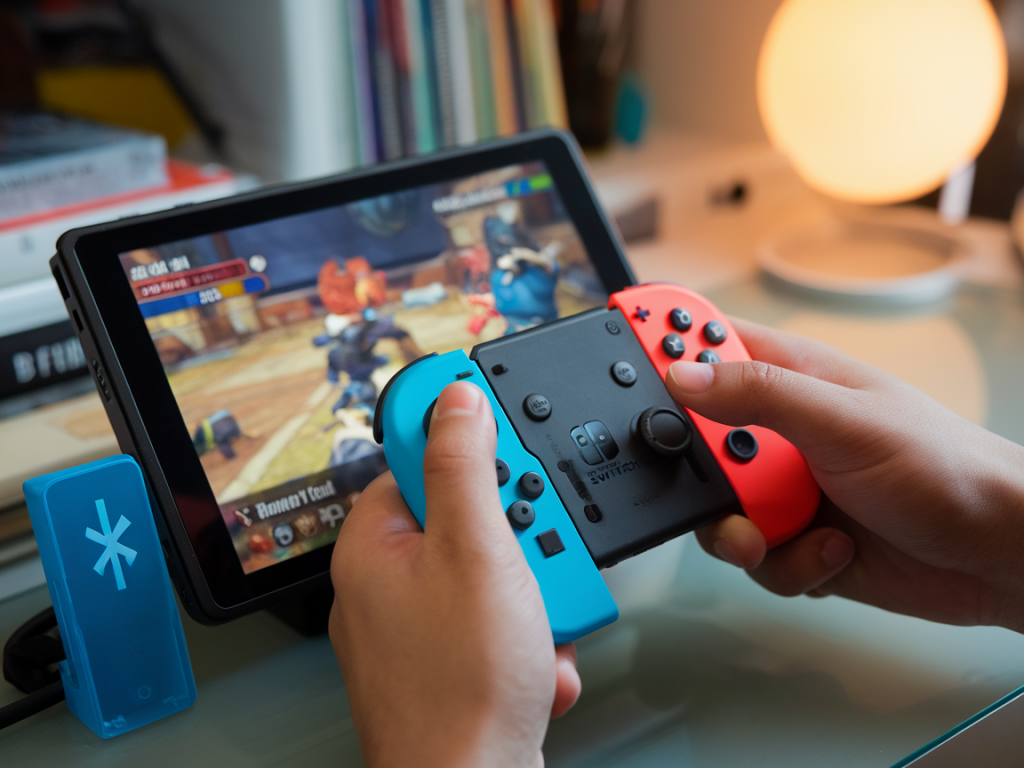 Guide pour réduire la latence bluetooth sur manettes switch pendant les jeux compétitifs